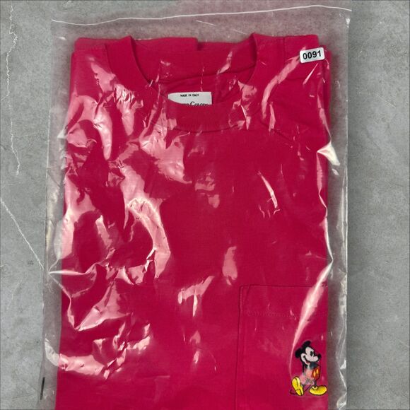 Vintage 80s United Colors of Benetton x Mickey Mouse Disney Pocket Tee - S/M - Picture 6 of 6